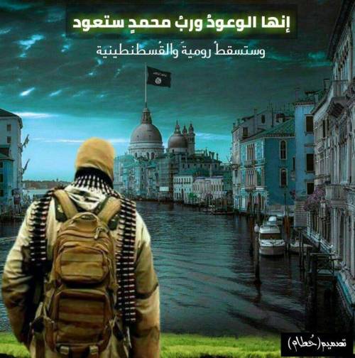 L'Isis minaccia l'Italia: bandiera nera sul campanile di San Marco